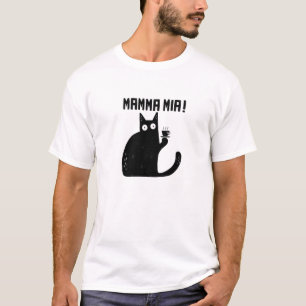 Funny Cat - Meowrio, die italienische Katze T-Shirt
