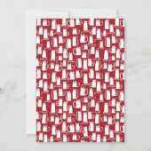 Funny Cat Meowy Weihnachtskarte Feiertagskarte (Rückseite)