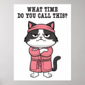 Funny Cat Missed Curselposter Poster (Vorne)