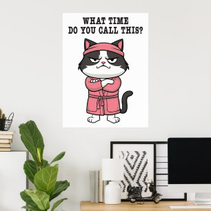 Funny Cat Missed Curselposter Poster