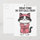 Funny Cat Missed Cursome Postkarte (Vorne/Hinten)