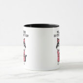 Funny Cat Missed Cursome Tasse (Zentrum)