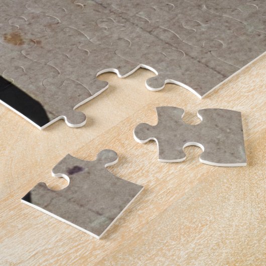 Funny Cat mit Brillen ist einfach oder nie zitiere Puzzle (Seite)