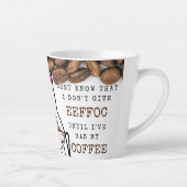 Funny Cat mit Coffee Cup und Words-Tasse Milchtasse (Rechts)