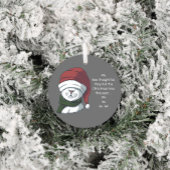 Funny Cat mit Sarcastic Christmas Tree Spaß Keramik Ornament