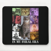 Funny Cat Moon in meiner Wildzeit Niedlich Kitten  Mousepad (Vorne)