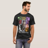 Funny Cat Moon in meiner Wildzeit Niedlich Kitten T-Shirt (Vorne ganz)