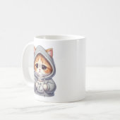 Funny Cat Mug Nope Not Today Coffee Cup Gift Fun Kaffeetasse (Vorderseite Links)