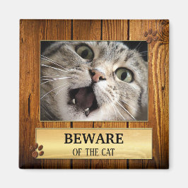 Funny Cat Niedlich Foto Magnet