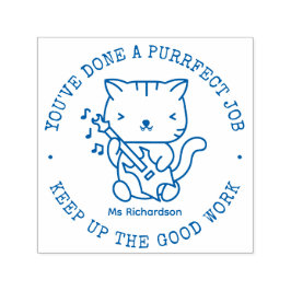 Funny Cat Niedlich Kitty Perfect Job Lehrer Lob Permastempel