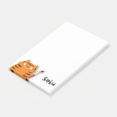 Funny Cat Niedlich Post-it Klebezettel (angewinkelt)