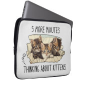 Funny Cat oder Kittens Laptop-Sieb Laptopschutzhülle (Vorne Rechts)