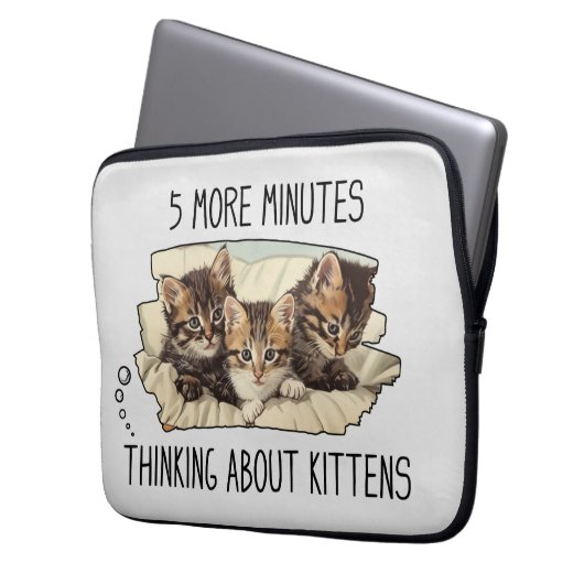 Funny Cat oder Kittens Laptop-Sieb Laptopschutzhülle (Vorderseite Links)