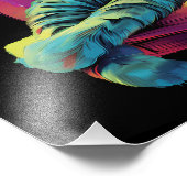 Funny Cat on couch Rente Fotodruck (Ecke)