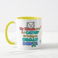 Funny Cat Organ Spender Bewusstsein Kaffeemaschine