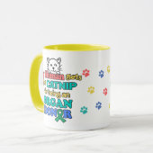 Funny Cat Organ Spender Bewusstsein Kaffeemaschine Tasse (Vorderseite Links)