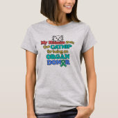 Funny Cat Organ Spender T - Shirt (Vorderseite)