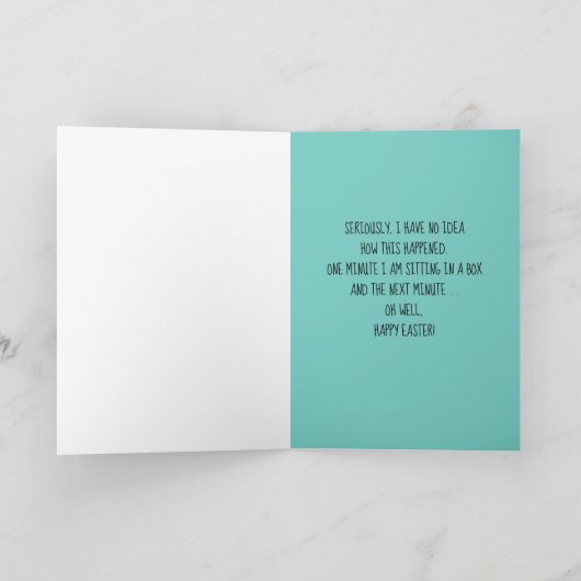 Funny Cat Ostercard Karte (Innenseite)