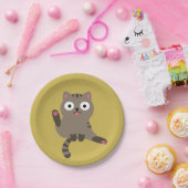 Funny Cat Pappteller (Party)