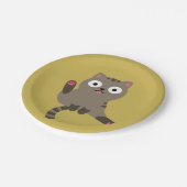 Funny Cat Pappteller (Schrägansicht)