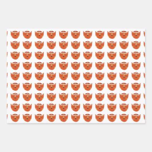 Funny Cat Pattern Weihnachten Geschenkpapier Set (Vorderseite 3)