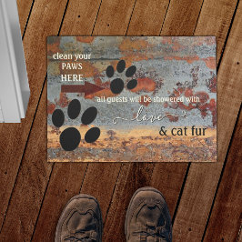Funny Cat Paws Doormat Fußmatte