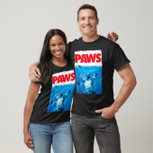 Funny Cat PAWS Parody Design T-Shirt (Unisex)