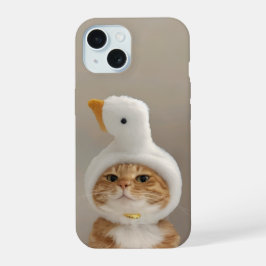 Funny Cat Phone Case - iPhone 15 Slim Fit Case Hülle
