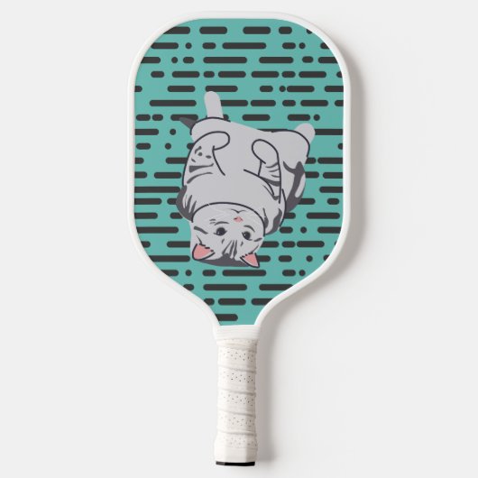 Funny Cat Pickleball Schläger (Rückseite)