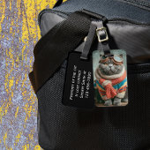 Funny Cat Pilot Aviator Cool Aviation Personalized Gepäckanhänger