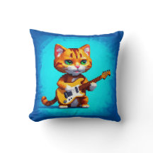Funny Cat Playing Guitar