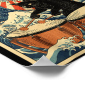 Funny Cat Playing Timpani For Jazz Musician Percus Poster (Ecke)