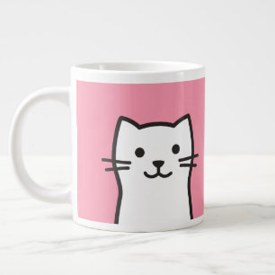 Funny Cat-Portrait Jumbo-Tasse