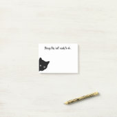 Funny Cat post notiert Post-it Klebezettel (Auf Schreibtisch)