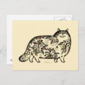 Funny Cat Postcard Postkarte (Vorne/Hinten)