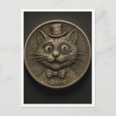 Funny cat. Postcard Postkarte (Vorderseite)