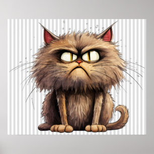 Funny Cat Poster