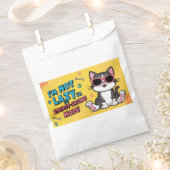 Funny Cat Poster Cartoon Katze mit Sonnenbrille Geschenktütchen (Ausgeschnitten)