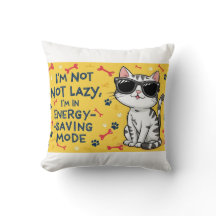 Funny Cat Poster, Cartoon Katze mit Sonnenbrille