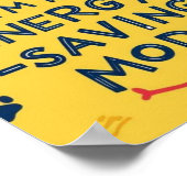 Funny Cat Poster, Cartoon Katze mit Sonnenbrille Poster (Ecke)