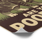 Funny Cat Poster | Kacke du? | Cat Art (Ecke)