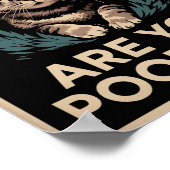 Funny Cat Poster | Kacke du? | Cat Art (Ecke)