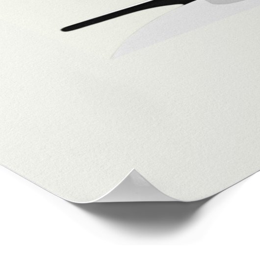 Funny Cat Poster - "Kann ich dir dabei helfen, das (Ecke)