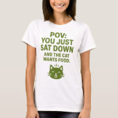 Funny Cat POV T - Shirt - "Das ist der T - Shirt m (Vorderseite)