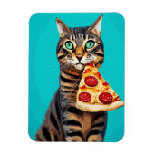 Funny Cat Print, Value Poster Paper (Matte) Magnet (Vertikal)