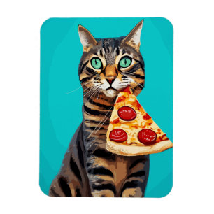 Funny Cat Print, Value Poster Paper (Matte) Magnet