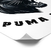 Funny Cat Pun Hope ich Puma nicht Pants Poster (Ecke)