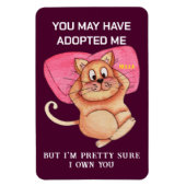 Funny Cat Pun Magnet - Kitchen Fridge Meme Gift (Vertikal)