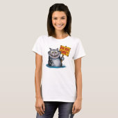 Funny Cat Pun T-Shirt (Vorne ganz)