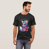 Funny Cat Pun Tech Savvy Kitten Programmierung Pun T-Shirt (Vorne ganz)